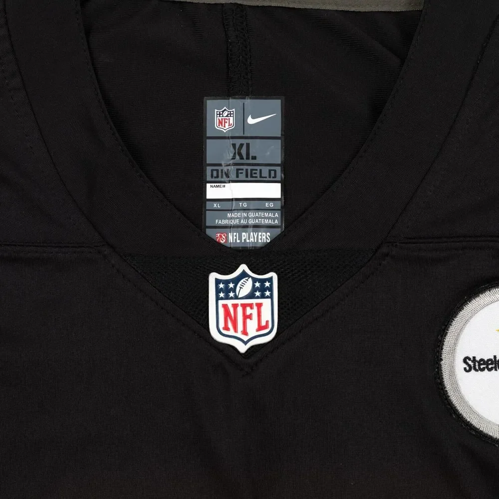 Pittsburgh Steelers Devin Bush Home Jersey Men's XL Nike On Field Stitched Black